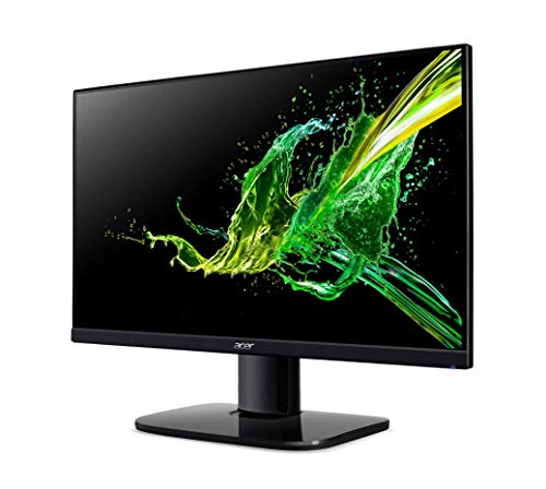 Acer KC242Y Hbi 23.8" Full HD (1920 x 1080) Zero-Frame Gaming Office Monitor | AMD FreeSync Technology | 100Hz | 1ms (VRB) | Low Blue Light | Tilt | HDMI & VGA Ports,Black