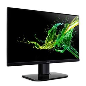 Acer KC242Y Hbi 23.8" Full HD (1920 x 1080) Zero-Frame Gaming Office Monitor | AMD FreeSync Technology | 100Hz | 1ms (VRB) | Low Blue Light | Tilt | HDMI & VGA Ports,Black