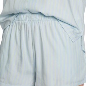 PJ SalvageThe Summer I Turned Pretty Pj Set Woven StripeMint SeaX-Small