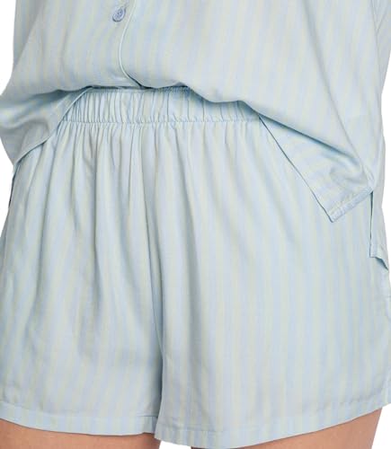 PJ SalvageThe Summer I Turned Pretty Pj Set Woven StripeMint SeaX-Small