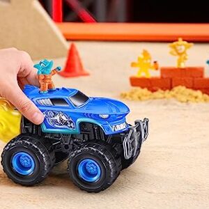 Smashers Monster Truck Surprise (Dino Truck) by ZURU Boys with 25 Surprises Collectible Monster Truck Surprise Smash Slime Sand Compounds Discovery