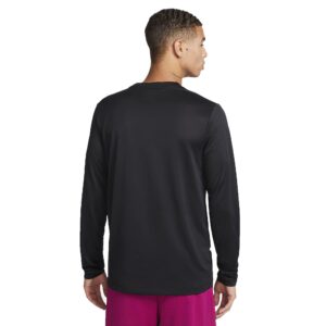 Nike Men's DriFit Reset Legend Long Sleeve Tee Black | Gray MD