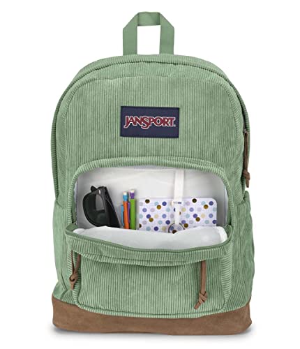 JanSport Right Pack Expressions Backpack - Travel, Work, or Laptop Bookbag - Loden Frost Corduroy