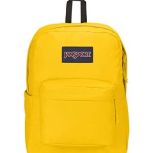 JanSport Superbreak Backpack - Durable, Lightweight Premium Backpack, Lemon