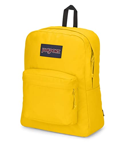 JanSport Superbreak Backpack - Durable, Lightweight Premium Backpack, Lemon