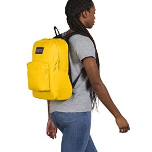 JanSport Superbreak Backpack - Durable, Lightweight Premium Backpack, Lemon