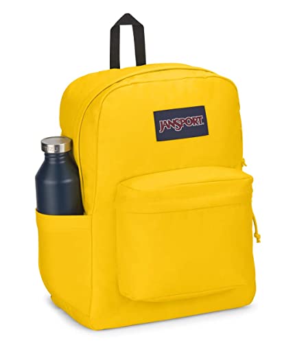 JanSport Superbreak Backpack - Durable, Lightweight Premium Backpack, Lemon