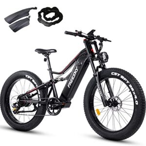 freesky electric bike for adults 1000w bafang motor 48v 20ah samsung cells battery 26" fat tire full suspension 35mph ebike