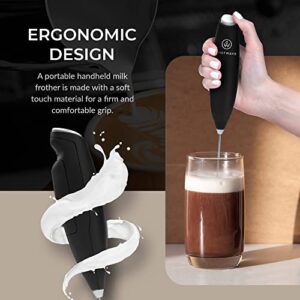 Chefwave | Powerful electric milk frother | Milk frother handheld drink mixer and matcha whisk | BATTERIES INCLUDED!drink mixer handheld | Hand frother, electric stirrer coffee mixer wand