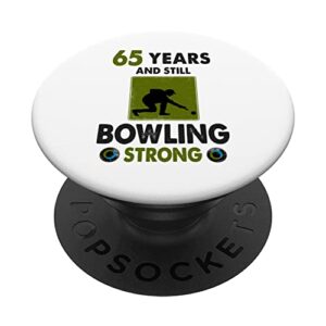 lawn bowls 65th birthday idea for men & funny lawn bowling popsockets swappable popgrip