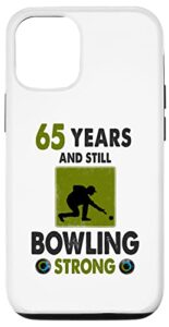 iphone 12/12 pro lawn bowls 65th birthday idea for men & funny lawn bowling case