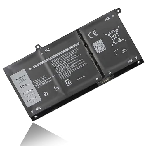 JGTM 40Wh JK6Y6 Laptop Battery for Dell Latitude 3410 3510 Vostro 5300 5301 5401 5501 Inspiron 5400 5406 7405 2-in-1 Inspiron 7300 7306 7500 7506 2-in-1 Silver CF5RH C5KG6 Type Li-ion Battery 11.25V