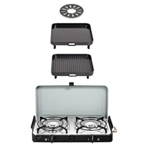 Front Runner 2 Cook 3 Pro Deluxe Portable Gas Grill, Propane Burner for Outdoor Cooking and Other External Activities - 3 Piece Outdoor Grill by CADAC