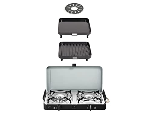 Front Runner 2 Cook 3 Pro Deluxe Portable Gas Grill, Propane Burner for Outdoor Cooking and Other External Activities - 3 Piece Outdoor Grill by CADAC