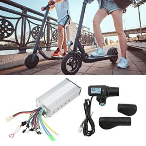 Alomejor Electric Motor Controller, 36V 48V 1000W Electric Bike Motor Brushless Controller with 805 LCD Panel Split Throttle Grip for 22.5mm Handlebar