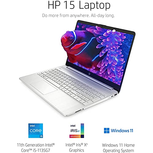 HP 15.6" Business Laptop, Intel Core i5-1135G7 Quad-core Processor, 15.6" FHD Anti-glare LED Display, SD Card Reader, Wi-Fi and Bluetooth, HDMI, Long Battery Life, Windows 11 Home (16GB RAM | 1TB SSD)