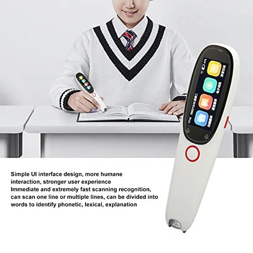 Digital Translation Pen Scanner, 134 Languages Translator Device Dictionary Pen Scanning Translation Pen WiFi Portable Voice Translation Device for Travel