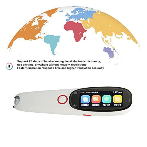 Digital Translation Pen Scanner, 134 Languages Translator Device Dictionary Pen Scanning Translation Pen WiFi Portable Voice Translation Device for Travel