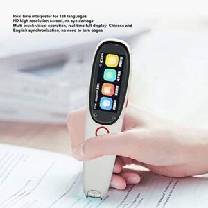 Digital Translation Pen Scanner, 134 Languages Translator Device Dictionary Pen Scanning Translation Pen WiFi Portable Voice Translation Device for Travel