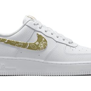 Nike Womens WMNS Air Force 1 '07 ESS DJ9942 101 Barley Paisley - Size 11.5W