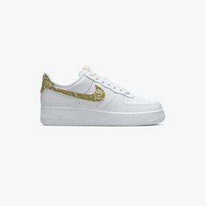 Nike Womens WMNS Air Force 1 '07 ESS DJ9942 101 Barley Paisley - Size 11.5W