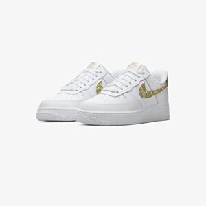 Nike Womens WMNS Air Force 1 '07 ESS DJ9942 101 Barley Paisley - Size 11.5W