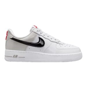 nike air force 1 low women lt iron ore/black-white dq7570-001 7.5