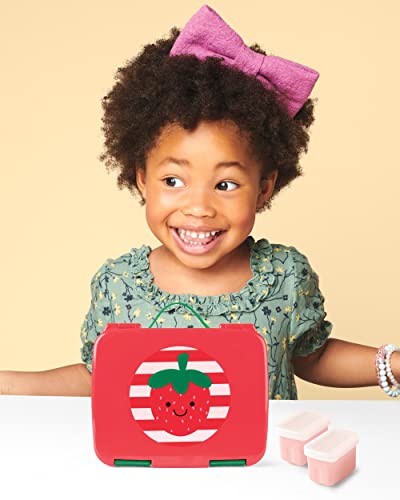 Skip Hop Kids Bento Lunch Box, Ages 3+, Strawberry