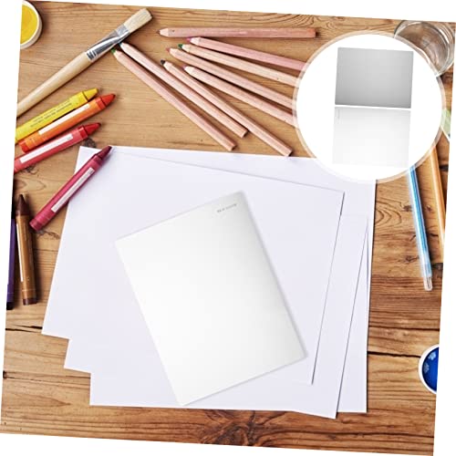 Whiteboard Easel 8 pcs Mat Lapboards Silicone Business and Useful White Think Tablets Cushions Sketch Office Dry Boards Clipboard Supplies Erase Exam Desk Pads Slip Clear Desk Pad