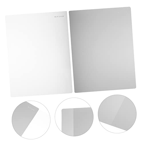 Whiteboard Easel 8 pcs Mat Lapboards Silicone Business and Useful White Think Tablets Cushions Sketch Office Dry Boards Clipboard Supplies Erase Exam Desk Pads Slip Clear Desk Pad