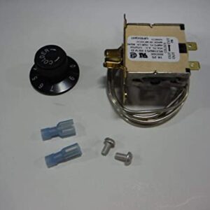 TRUE - 800393 800306 Temperature Control Kit - 831932, 461387 Refrigerator Parts Thermostat. Genuine OEM Replacement Part with Gladwise Sticker.