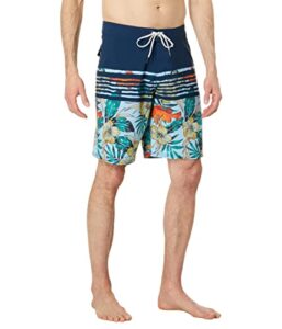 salty crew 20" ripple boardshorts light blue 30