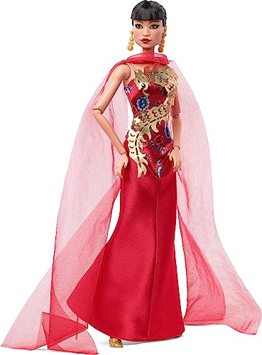 Barbie Doll, Anna May Wong for Barbie Inspiring Women Collector Series, Barbie Signature, Red Gown