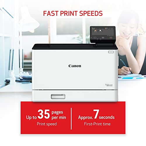 Canon Color imageCLASS LBP674Cdw - Wireless, 2-Sided Laser Printer with 3 Year Limited Warranty,White