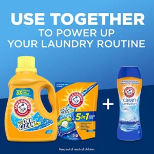 Arm & Hammer Plus OxiClean Fresh Scent, 128 Loads Liquid Laundry Detergent, 166.5 Fl oz