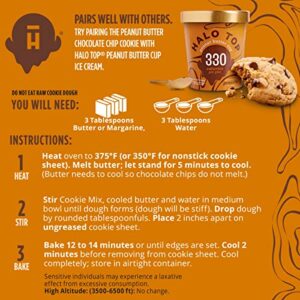 Halo Top Peanut Butter Chocolate Chip Light Cookie Mix, 12.6 oz.