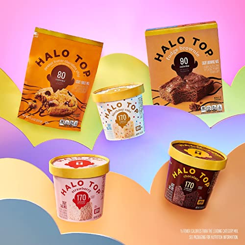 Halo Top Single Serving Birthday Cake Light Cake Mix, 1.76 oz.