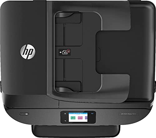 HP Envy 7855 Wireless All-in-One Color Inkjet Photo Printer, Black - Print Copy Scan Fax - 15 ppm, 2.65" Touchscreen CGD, 4800 x 1200 dpi, 35-Page ADF, Auto 2-Sided Printing, USB, Ethernet,Bluetooth