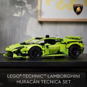 LEGO Technic Lamborghini Huracán Tecnica 42161 Advanced Sports Car Building Kit, Lamborghini Toy, for Kids Ages 9 and Up who Love Engineering and Collecting Exotic Sports Car Toys