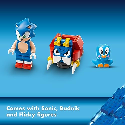 LEGO Sonic The Hedgehog Sonic’s Speed Sphere Challenge 76990 Building Toy Set, Sonic Playset with Speed Sphere Launcher and 3 Sonic Figures, Fun Birthday Gift for Young Fans Ages 6 and Up