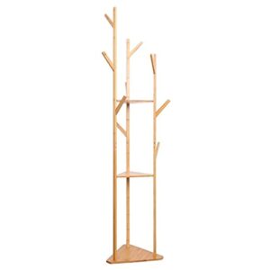 eyhlkm natural clothes hanger stand multi-functional clothes rack coat rack floor standing clothes hanging shelf clothes