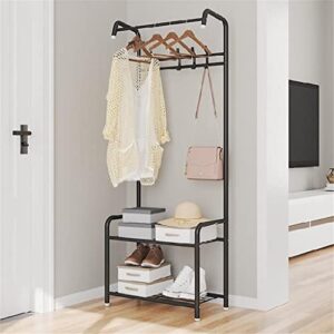 tjlss metal hanger marble hanger floor bedroom living room hanging clothes and simple (color : b, size : 165 * 60 * 30cm)