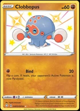 Pokemon - Clobbopus SV072/SV122 - Shining Fates - Shiny Vault - Card
