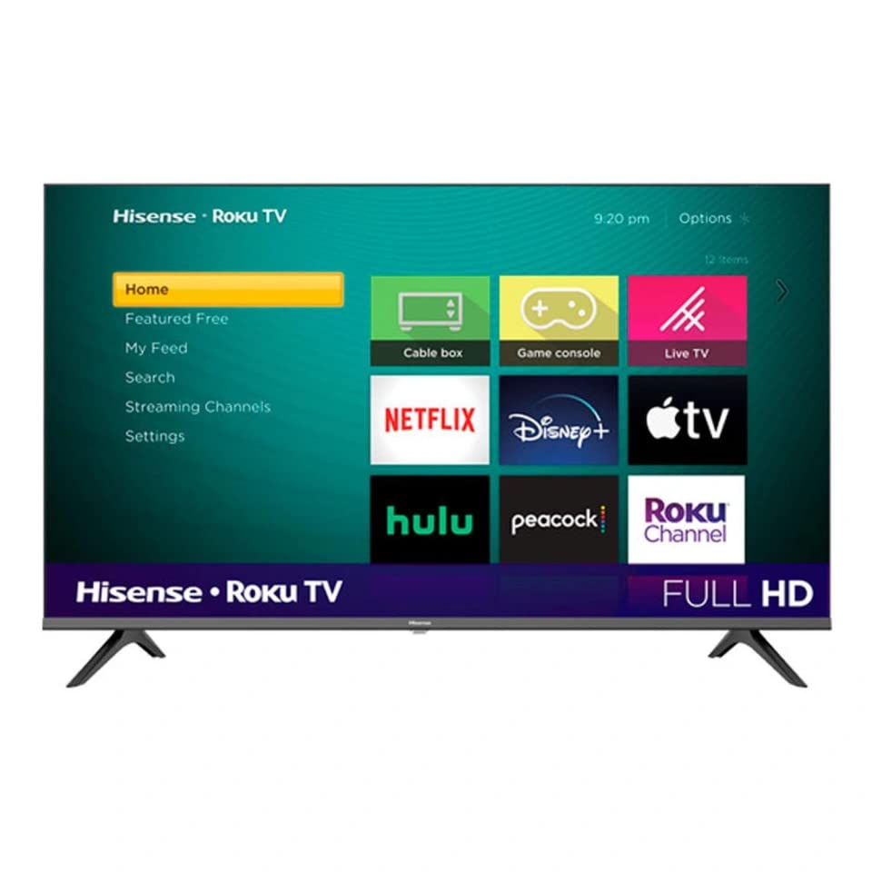 Hisense 43-Inch Class 1080p Full HD Smart LED TV Motion Rate 120 Gaming Mode Compatible with Alexa & Google Assistant 43H4030F3 (Renewed)