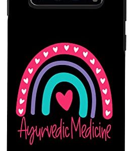 Galaxy S10 Ayurvedic Medicine Boho Rainbow Case