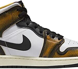 Nike Air Jordan 1 Mid Men's Shoes Black/Taxi-White-Sail DQ8417-071 14