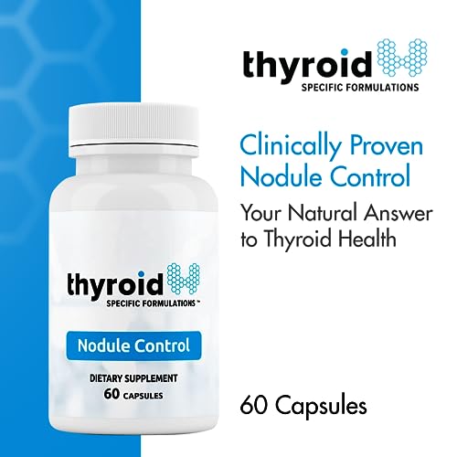 Nodule Control - Doctor Formulated Natural Thyroid Nodule Control Supports The Body to Help Reduce Thyroid Nodules -w/Spirulina, Boswellia, Turmeric, Inositol, Selenium, Prunella