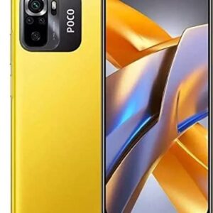 Xiaomi Poco M5s 4G LTE GSM (128GB + 6GB) 64MP Quad Camera 6.43" Octa Core (Tmobile Mint Tello USA Market) Global Unlocked + (w/Fast 51w Car Charger) (Yellow (Global Version))