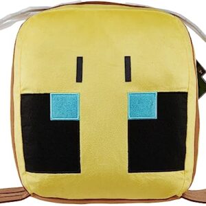 Minecraft Cuutopia Bee Plush, 10-inch Soft Rounded Pillow Doll, Video Game-Inspired Collectible Toy Gift