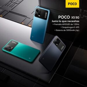 Xiaomi Poco X5 5G + 4G Volte Global Unlocked 256GB + 8GB GSM 6.67" 48 mp Triple Camera (Tmobile Mint Tello Global) + (Car Fast Car 51W Charger Bundle) (Black Global)